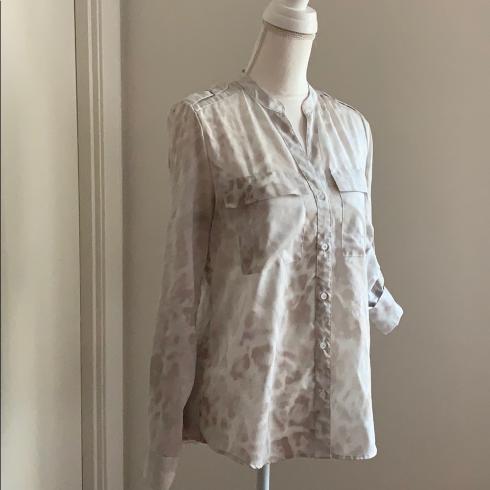 Leopard print blouse